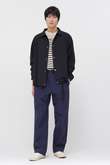 CRISP COTTON CHAMBRAY TROUSERS