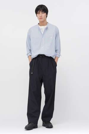 マーガレット・ハウエル メン/MARGARET HOWELL MENのUNIFORM WOOL POLYESTER TROUSERS(110600/110601)