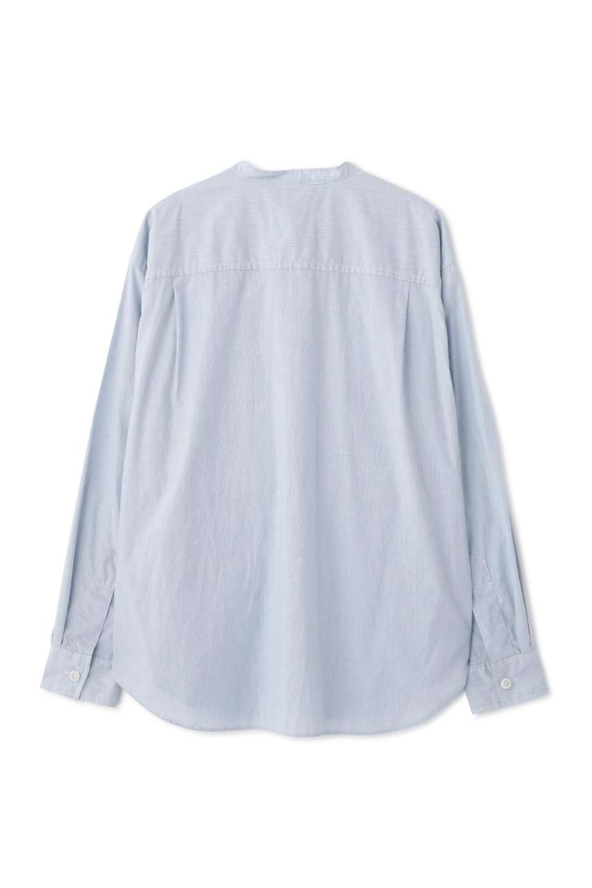 マーガレットハウエル　水色 ストライプ MARGARET HOWELL MEN(マーガレット・ハウエル メン)｜WORN COTTON