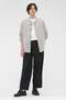 WORN COTTON HAIRLINE STRIPE SHIRT マーガレット・ハウエル メン/MARGARET HOWELL MEN