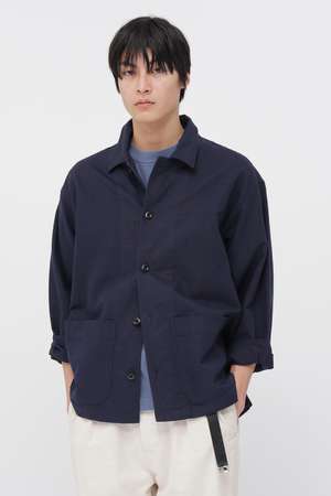 マーガレット・ハウエル メン/MARGARET HOWELL MENのCOTTON HEMP OXFORD SHIRT(110400/110403)