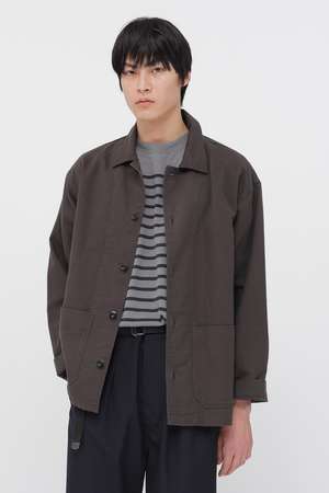 マーガレット・ハウエル メン/MARGARET HOWELL MENのCOTTON HEMP OXFORD SHIRT(110400/110403)