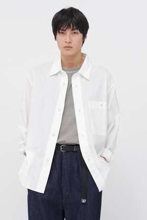 マーガレット・ハウエル メン/MARGARET HOWELL MENのORGANIC COTTON SHIRTING SHIRT(110400/110403)