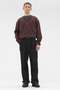 DENSE ECO PLATED COTTON KNITWEAR マーガレット・ハウエル メン/MARGARET HOWELL MEN