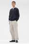 DENSE ECO PLATED COTTON KNITWEAR マーガレット・ハウエル メン/MARGARET HOWELL MEN