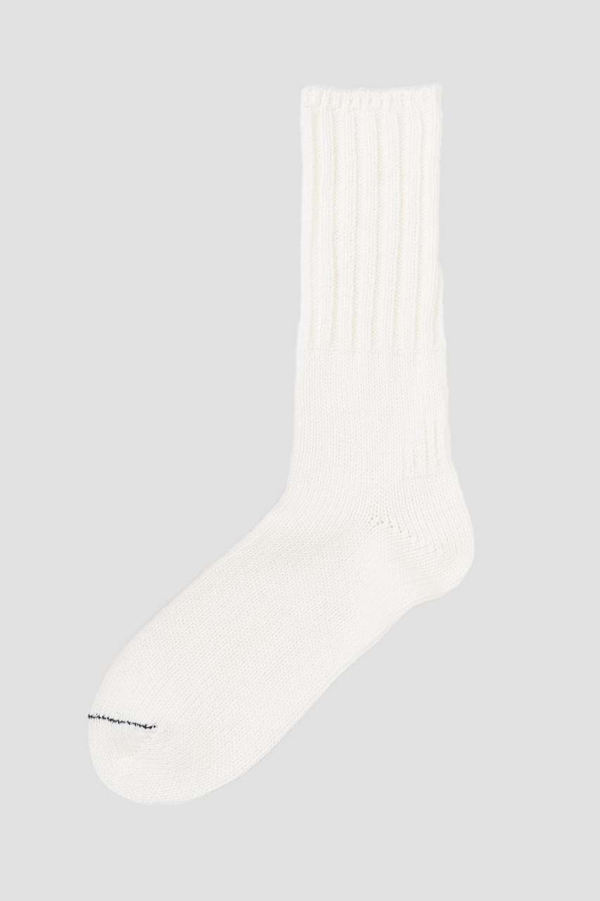 マーガレット・ハウエル メン/MARGARET HOWELL MENのRECYCLED COTTON RIB SOCKS(ホワイト/5966179200)