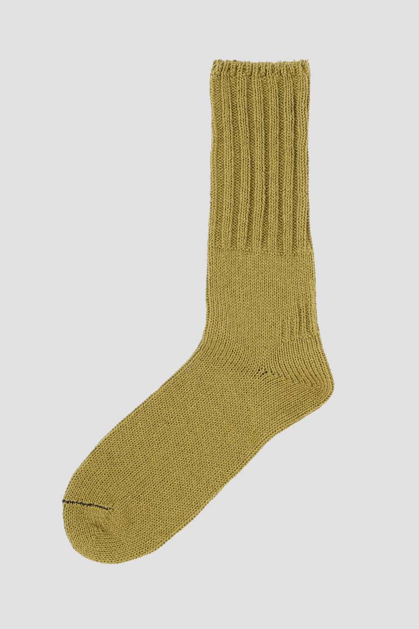 マーガレット・ハウエル メン/MARGARET HOWELL MENのRECYCLED COTTON RIB SOCKS(イエロー/5966179200)