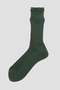 FINE COTTON RIB SOCKS マーガレット・ハウエル メン/MARGARET HOWELL MEN グリーン