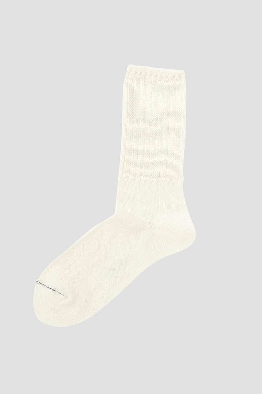 マーガレット・ハウエル メン/MARGARET HOWELL MENのWA-SHI COTTON RIB SOCKS(ホワイト/5966179204)