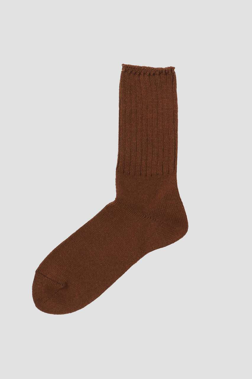 マーガレット・ハウエル メン/MARGARET HOWELL MENのWA-SHI COTTON RIB SOCKS(レッド/5966179204)