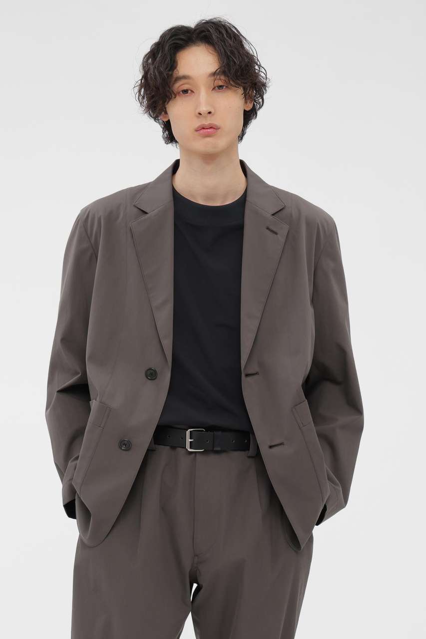 マーガレット・ハウエル メン/MARGARET HOWELL MENのFINE COTTON PLAINWEAVE JACKET(グレー/5796120205)