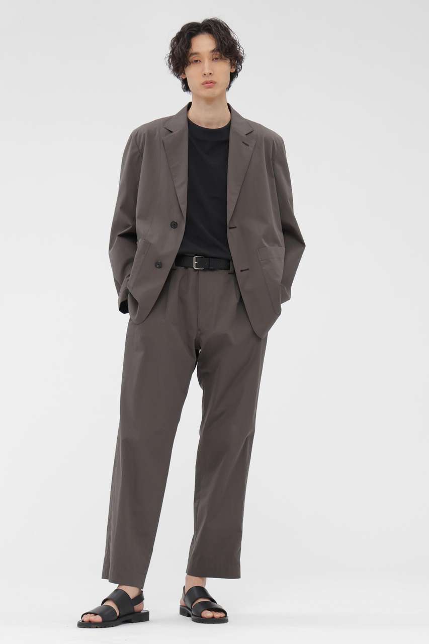 マーガレット・ハウエル メン/MARGARET HOWELL MENのFINE COTTON PLAINWEAVE TROUSERS(グレー/5796140205)