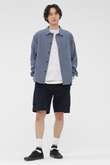 WASHED COTTON NYLON RIPSTOP TROUSERS