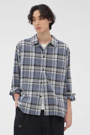 TOP DYED COTTON POPLIN SHIRT