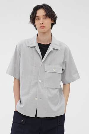 マーガレット・ハウエル メン/MARGARET HOWELL MENのGARMENT DYED FINE COTTON OXFORD SHIRT(110400/110402)