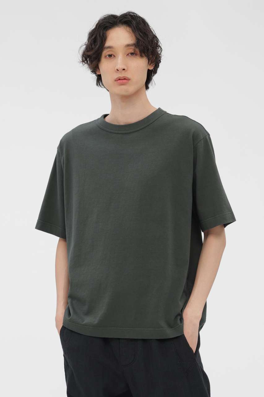 マーガレット・ハウエル メン/MARGARET HOWELL MENのRAW SLUB COTTON JERSEY TOP(グリーン/5966166214)