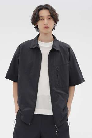 マーガレット・ハウエル メン/MARGARET HOWELL MENのWATER REPELLENT LIGHTWEIGHT NYLON POPLIN SHIRT(110400/110402)