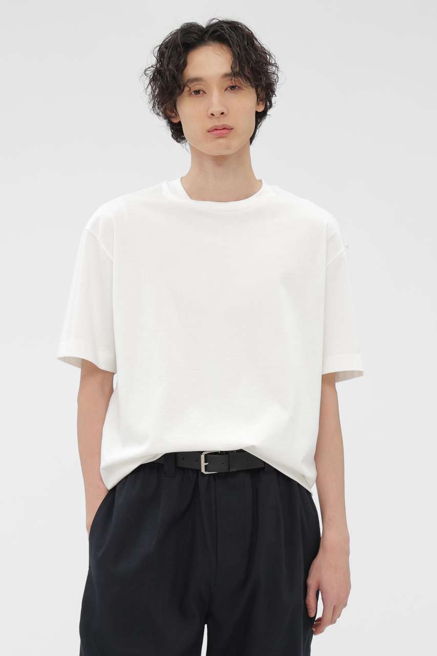 マーガレット・ハウエル メン/MARGARET HOWELL MENのFINE DENSE COTTON JERSEY TOP(ホワイト/5796166206)