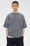 WASHED OUT COTTON LINEN SHIRT マーガレット・ハウエル メン/MARGARET HOWELL MEN ブルー