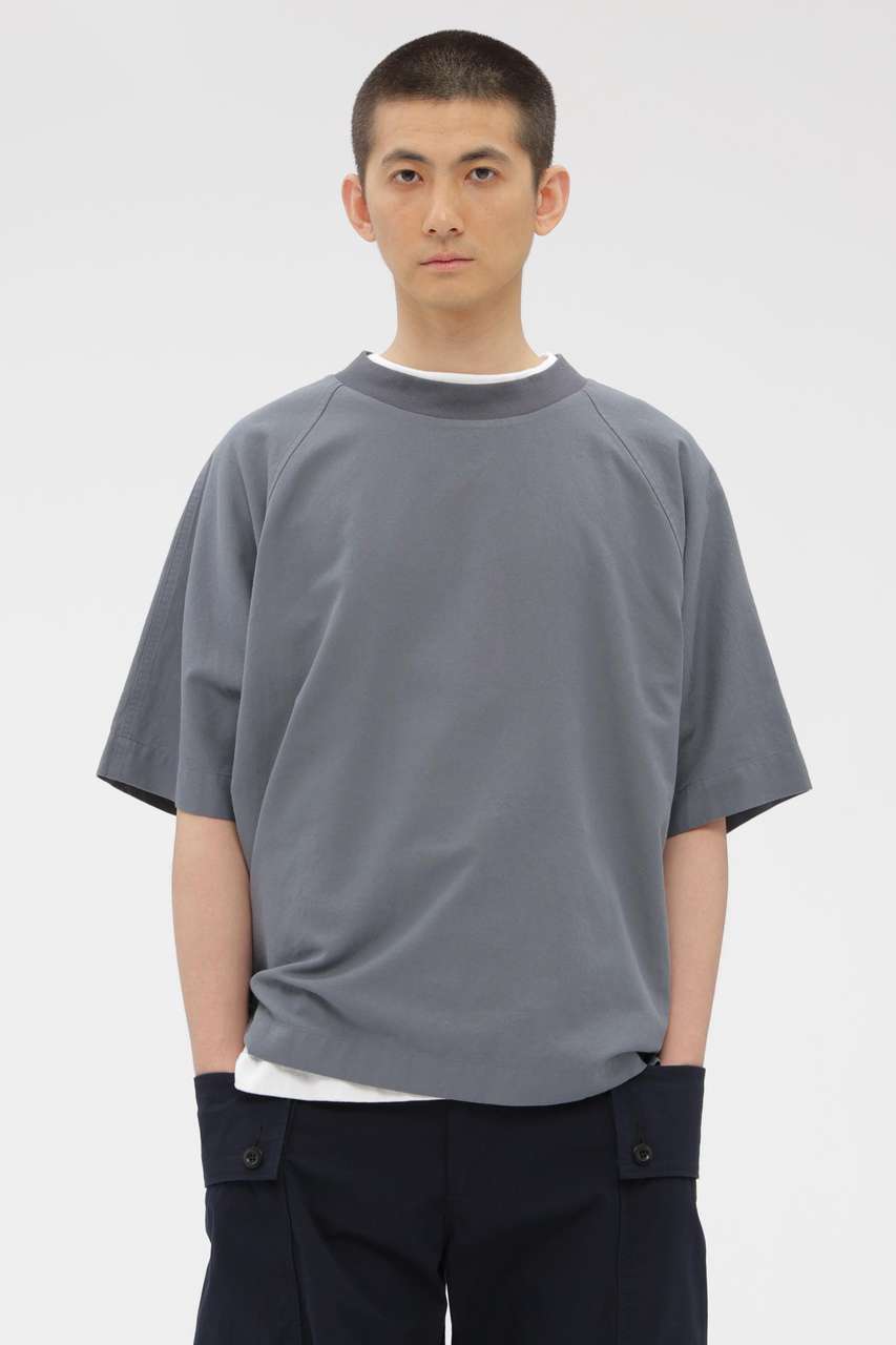 マーガレット・ハウエル メン/MARGARET HOWELL MENのWASHED OUT COTTON LINEN SHIRT(ブルー/5966150218)