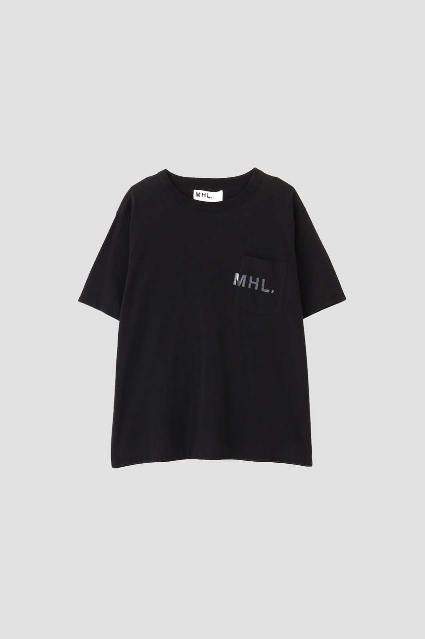 マーガレット・ハウエル メン/MARGARET HOWELL MENのPRINTED COTTON JERSEY TOP(ブラック/5966166215)