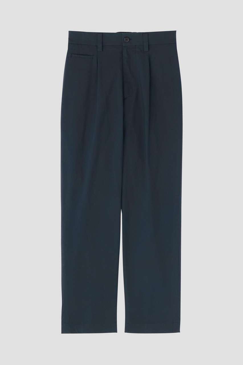 マーガレット・ハウエル メン/MARGARET HOWELL MENのMATT COTTON SILK POPLIN TROUSERS(ネイビー/5796140222)