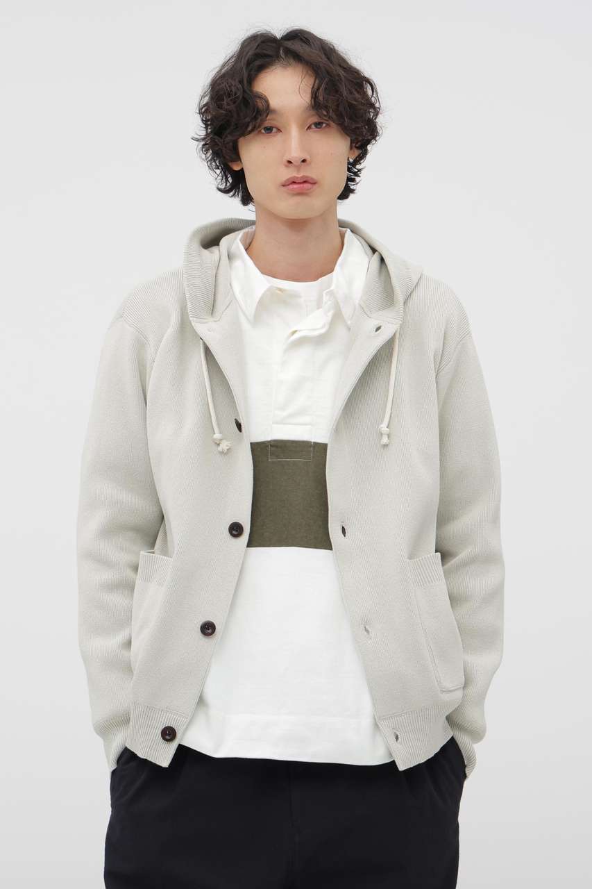 マーガレット・ハウエル メン/MARGARET HOWELL MENのVINTAGE DRY COTTON KNITWEAR(ホワイト/5966160201)