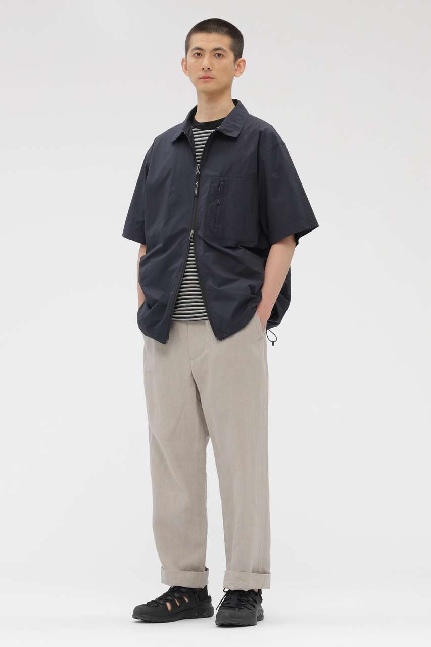マーガレット・ハウエル メン/MARGARET HOWELL MENの【予約販売】YARN DYED LINEN PLAINWEAVE TROUSERS(グレー/5796140212)