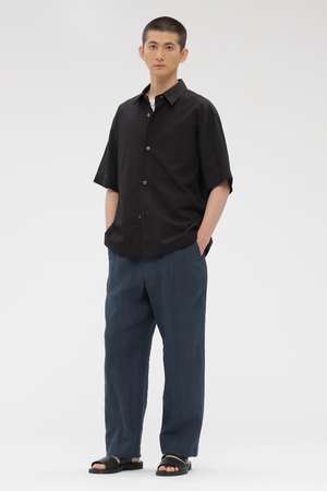 マーガレット・ハウエル メン/MARGARET HOWELL MENの【予約販売】YARN DYED LINEN PLAINWEAVE TROUSERS(110600/110601)