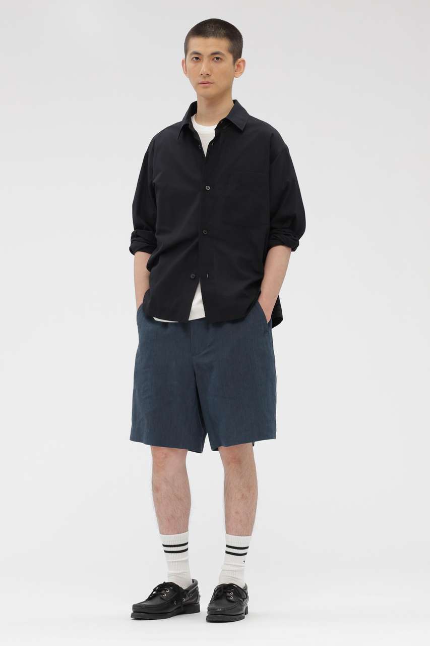 マーガレット・ハウエル メン/MARGARET HOWELL MENの【予約販売】YARN DYED LINEN PLAINWEAVE TROUSERS(ブルー/5796140213)