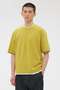 【予約販売】COTTON LINEN PIQUE TOP マーガレット・ハウエル メン/MARGARET HOWELL MEN イエロー