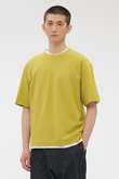 COTTON LINEN PIQUE TOP