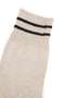 【予約販売】LINEN RIB STRIPE SOCKS マーガレット・ハウエル メン/MARGARET HOWELL MEN