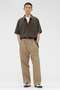 【予約販売】FINE COMPACT COTTON POPLIN TROUSERS マーガレット・ハウエル メン/MARGARET HOWELL MEN ベージュ
