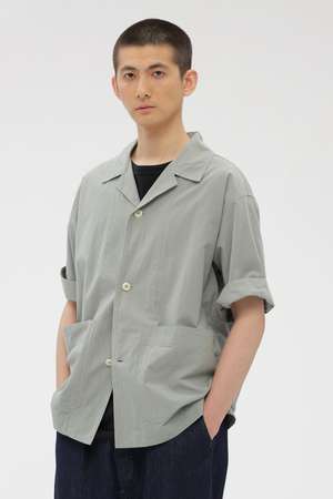 マーガレット・ハウエル メン/MARGARET HOWELL MENの【予約販売】SANDED COTTON LINEN SHIRT(110400/110402)