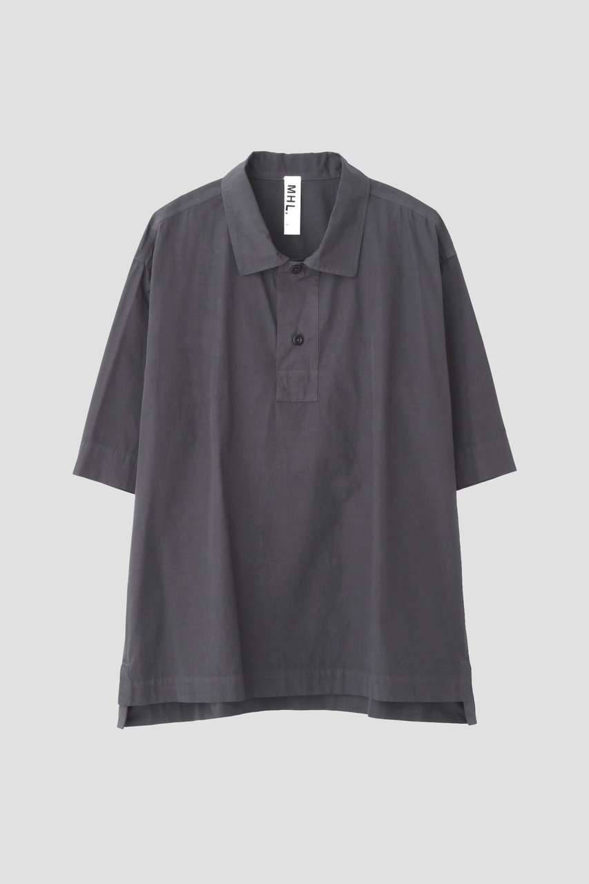 マーガレット・ハウエル メン/MARGARET HOWELL MENの【予約販売】COMPACT COTTON POPLIN SHIRT(グレー/5966150219)