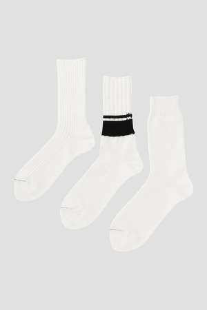 マーガレット・ハウエル メン/MARGARET HOWELL MENのCOTTON SOCKS PACK(140700/140701)