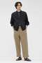HIGHDENSE COTTON PLAINWEAVE TROUSERS マーガレット・ハウエル メン/MARGARET HOWELL MEN ベージュ