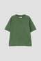 FADED ROUGH COTTON JERSEY TOP マーガレット・ハウエル メン/MARGARET HOWELL MEN グリーン