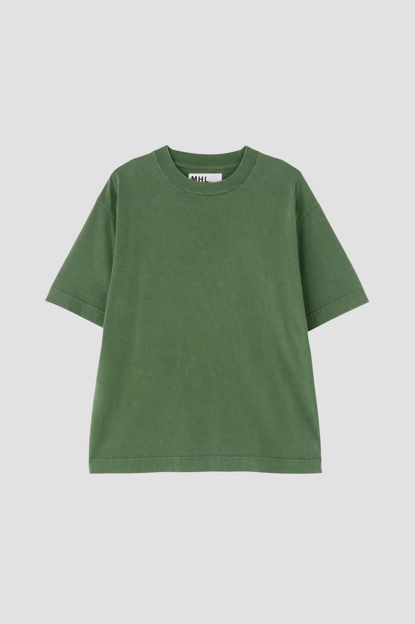 マーガレット・ハウエル メン/MARGARET HOWELL MENのFADED ROUGH COTTON JERSEY TOP(グリーン/5966166217)
