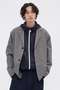 【予約販売】WOOL COTTON TWILL JACKET マーガレット・ハウエル メン/MARGARET HOWELL MEN グレー