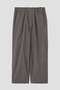 【予約販売】WOOL COTTON TWILL TROUSERS マーガレット・ハウエル メン/MARGARET HOWELL MEN グレー