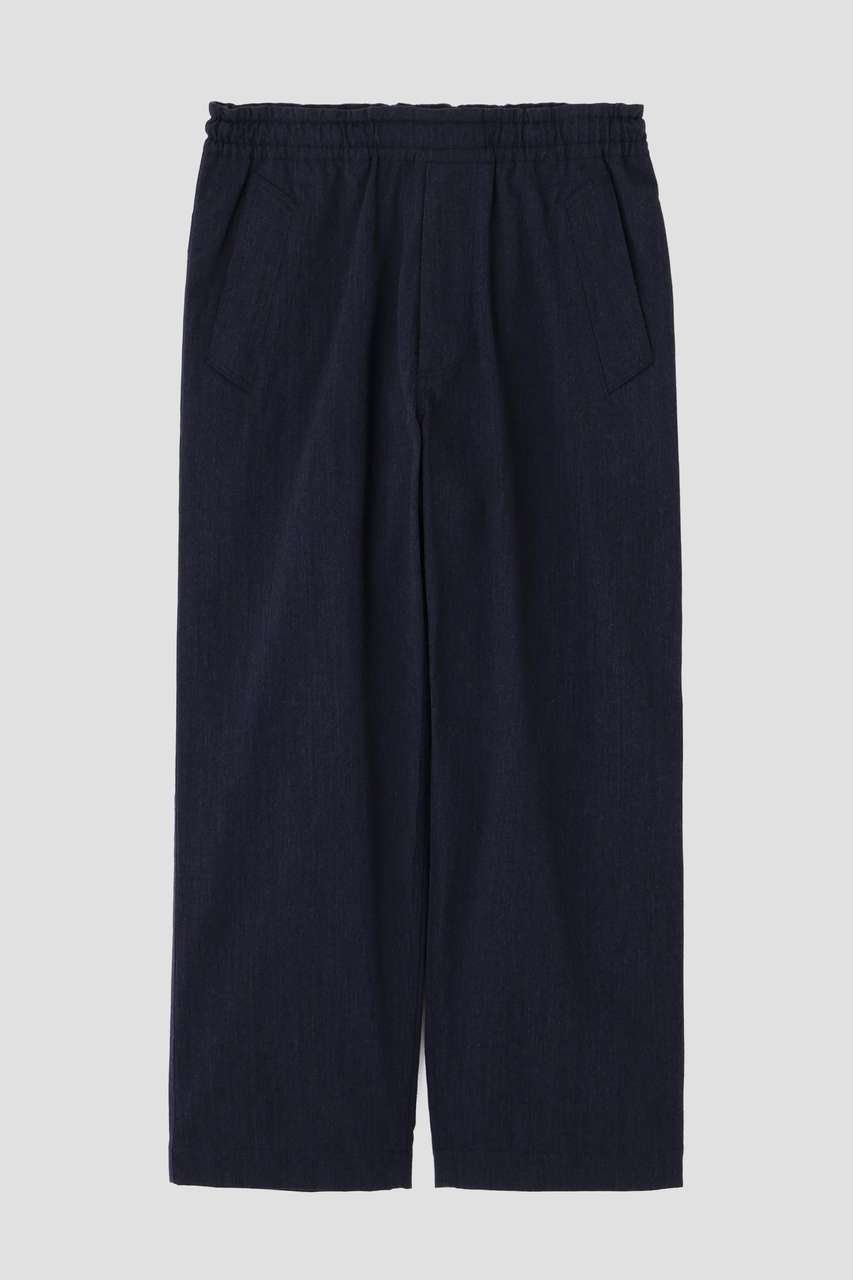 マーガレット・ハウエル メン/MARGARET HOWELL MENの【予約販売】WOOL COTTON TWILL TROUSERS(ネイビー/5966240206)