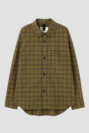 マーガレット・ハウエル メン/MARGARET HOWELL MENの【予約販売】TONAL COTTON CHECK SHIRT(110400/110403)