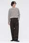【予約販売】TEXTURED COTTON STRIPE TOP マーガレット・ハウエル メン/MARGARET HOWELL MEN
