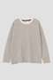 【予約販売】TEXTURED COTTON STRIPE TOP マーガレット・ハウエル メン/MARGARET HOWELL MEN