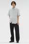 MELANGE COTTON POPLIN SHIRT マーガレット・ハウエル メン/MARGARET HOWELL MEN