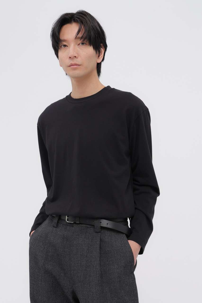 マーガレット・ハウエル メン/MARGARET HOWELL MENの【予約販売】PLAIN COTTON JERSEY TOP(ブラック/5796266202)