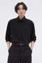 【予約販売】PLAIN COTTON JERSEY TOP マーガレット・ハウエル メン/MARGARET HOWELL MEN ブラック