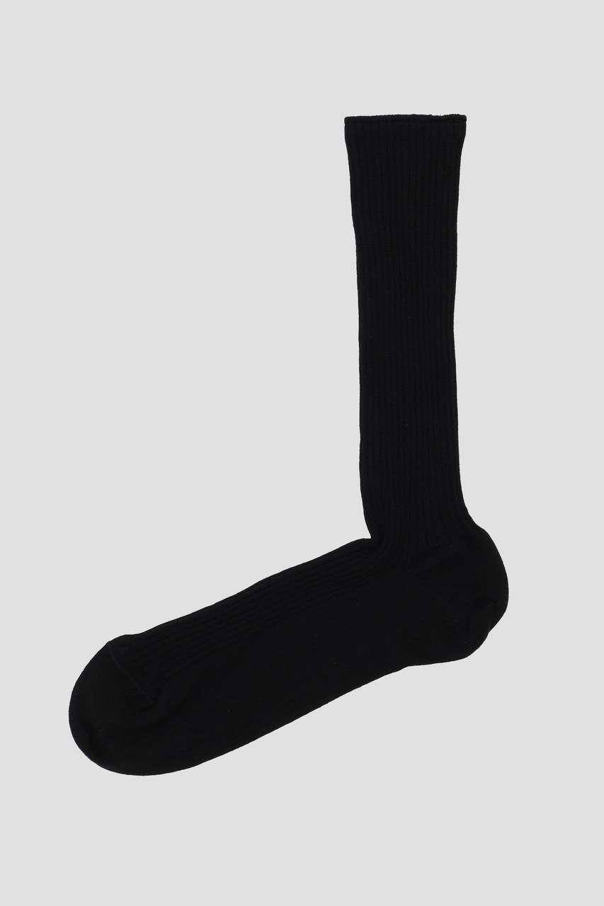 マーガレット・ハウエル メン/MARGARET HOWELL MENの【予約販売】MEN FINE MERINO FULL RIB SOCKS(ブラック/5796279202)